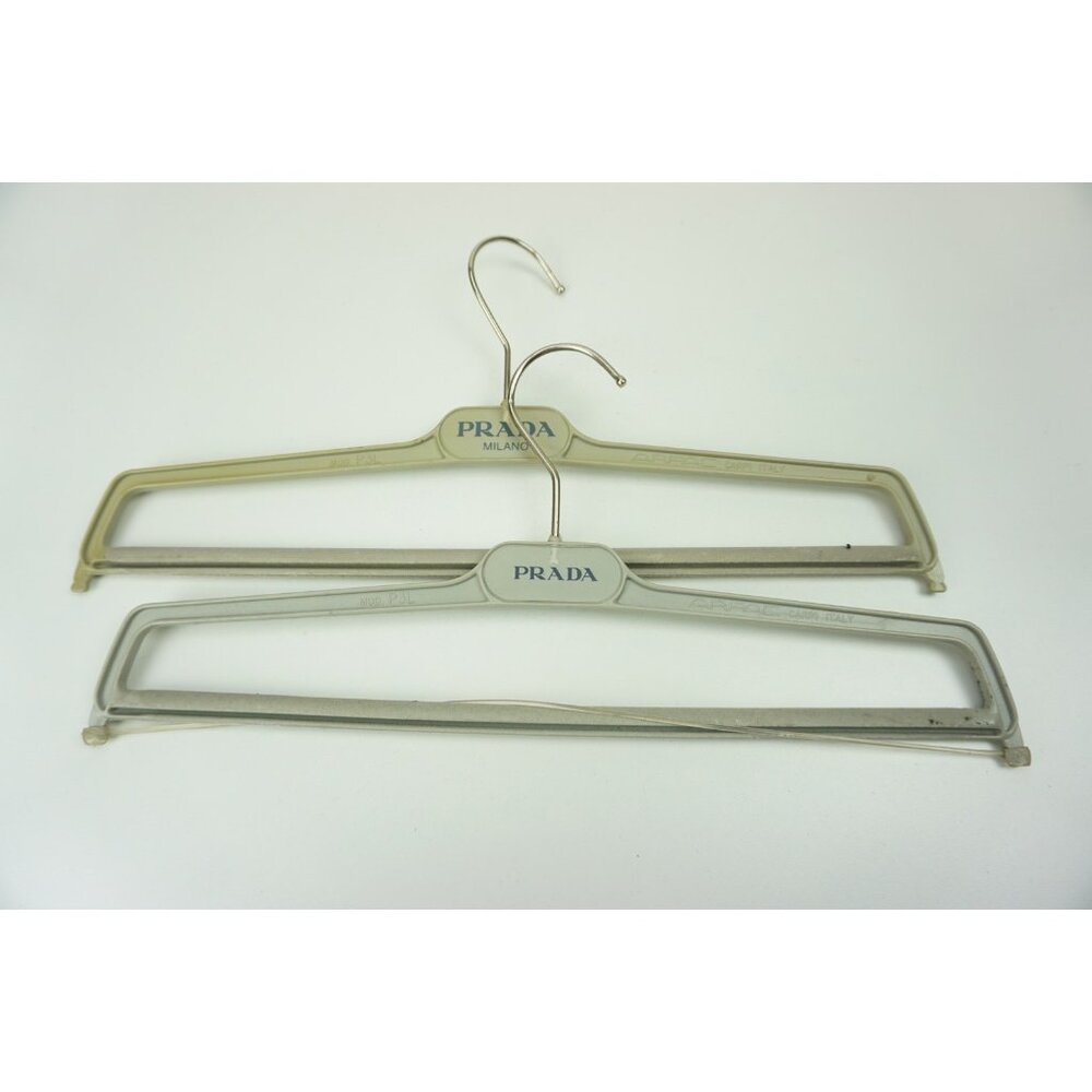Prada Plastic Pants Hanger Set of 2